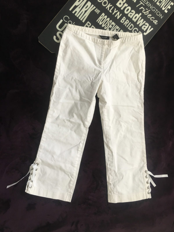 Pantalon pescador blanco