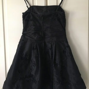 Vestido negro con tul